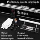 Scatenate il potere del lato oscuro con la nostra spada laser del Conte Dooku! Questa impressionante spada laser ha un prezzo competitivo e offre un perfetto mix di convenienza e qualità.