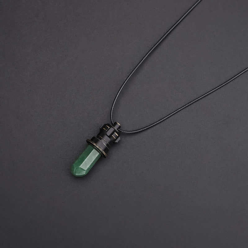 Kyber Crystal Pendant Necklace
