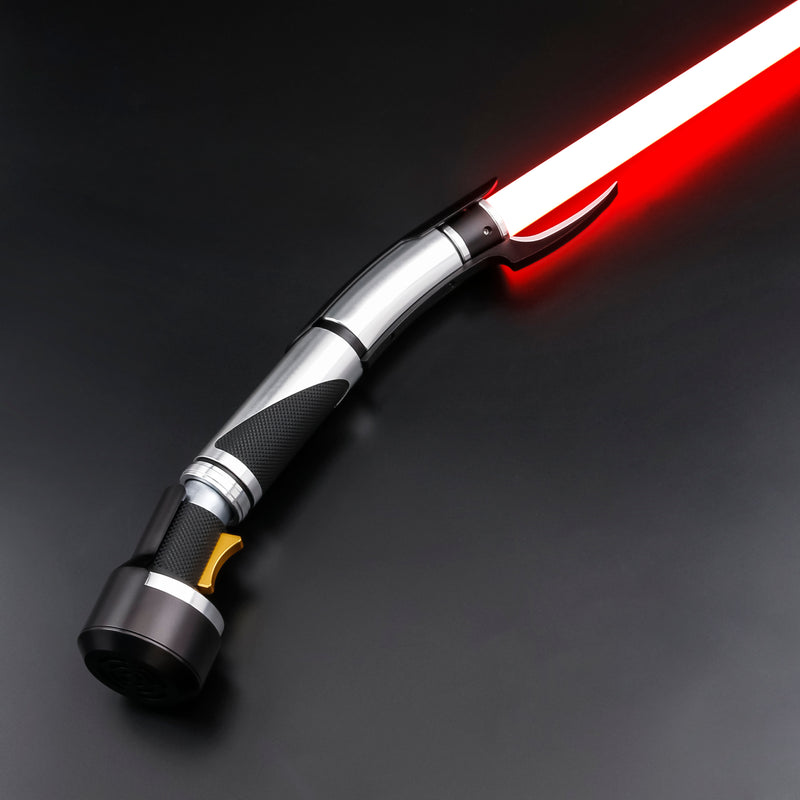 Scatenate il potere del lato oscuro con la nostra spada laser del Conte Dooku! Questa impressionante spada laser ha un prezzo competitivo e offre un perfetto mix di convenienza e qualità.
